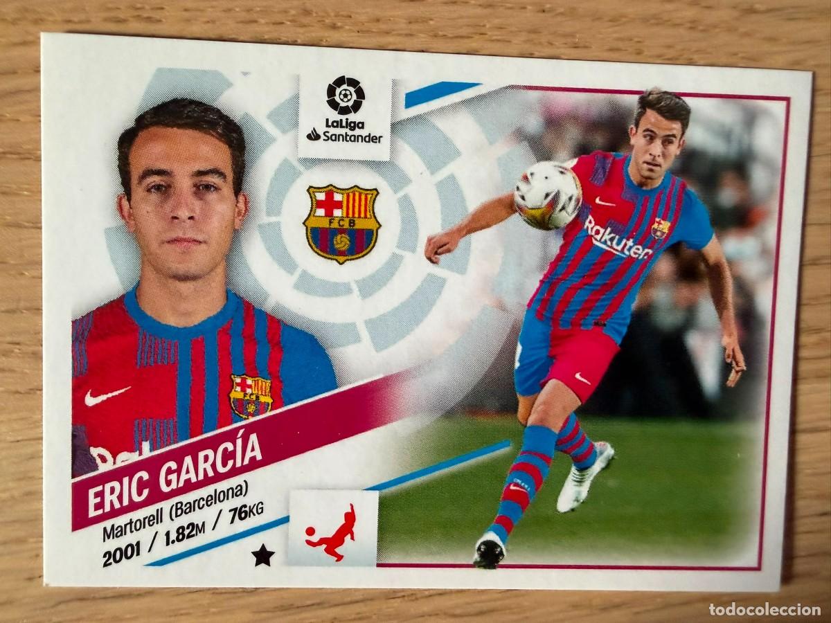 Coleccionismo cromos antiguos: 9 ERIC GARCIA BARCELONA 22 23 2022 2023 LIGA SANTANDER COLECCIONES ESTE SIN PEGAR STICKER