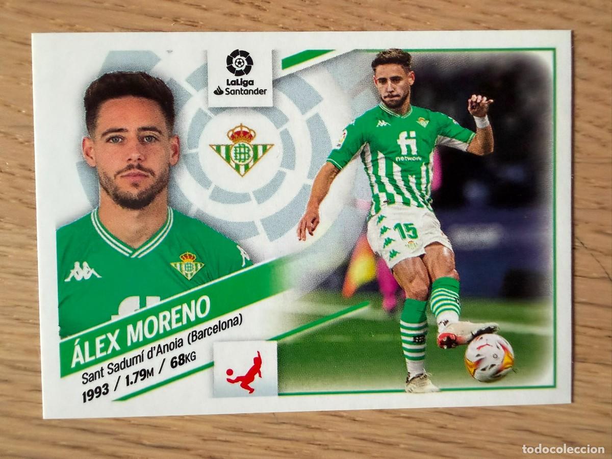 Coleccionismo cromos antiguos: 11 ALEX MORENO REAL BETIS 22 23 2022 2023 LIGA SANTANDER COLECCIONES ESTE SIN PEGAR STICKER
