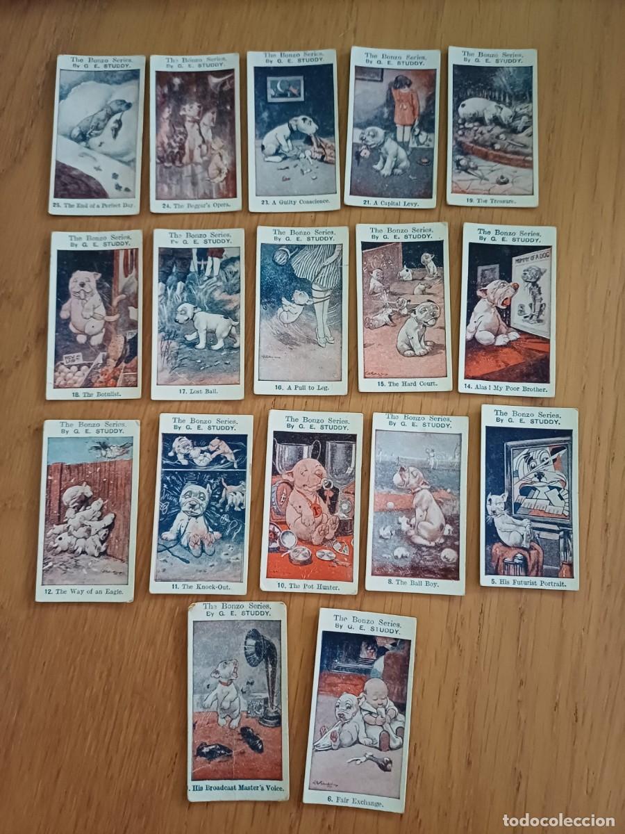 Coleccionismo cromos antiguos: 17 CROMOS ANTIGUOS THE BONZO SERIES