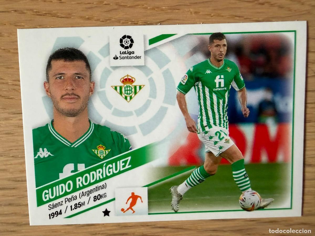Coleccionismo cromos antiguos: 12 GUIDO RODRIGUEZ REAL BETIS 22 23 2022 2023 LIGA SANTANDER COLECCIONES ESTE SIN PEGAR STICKER