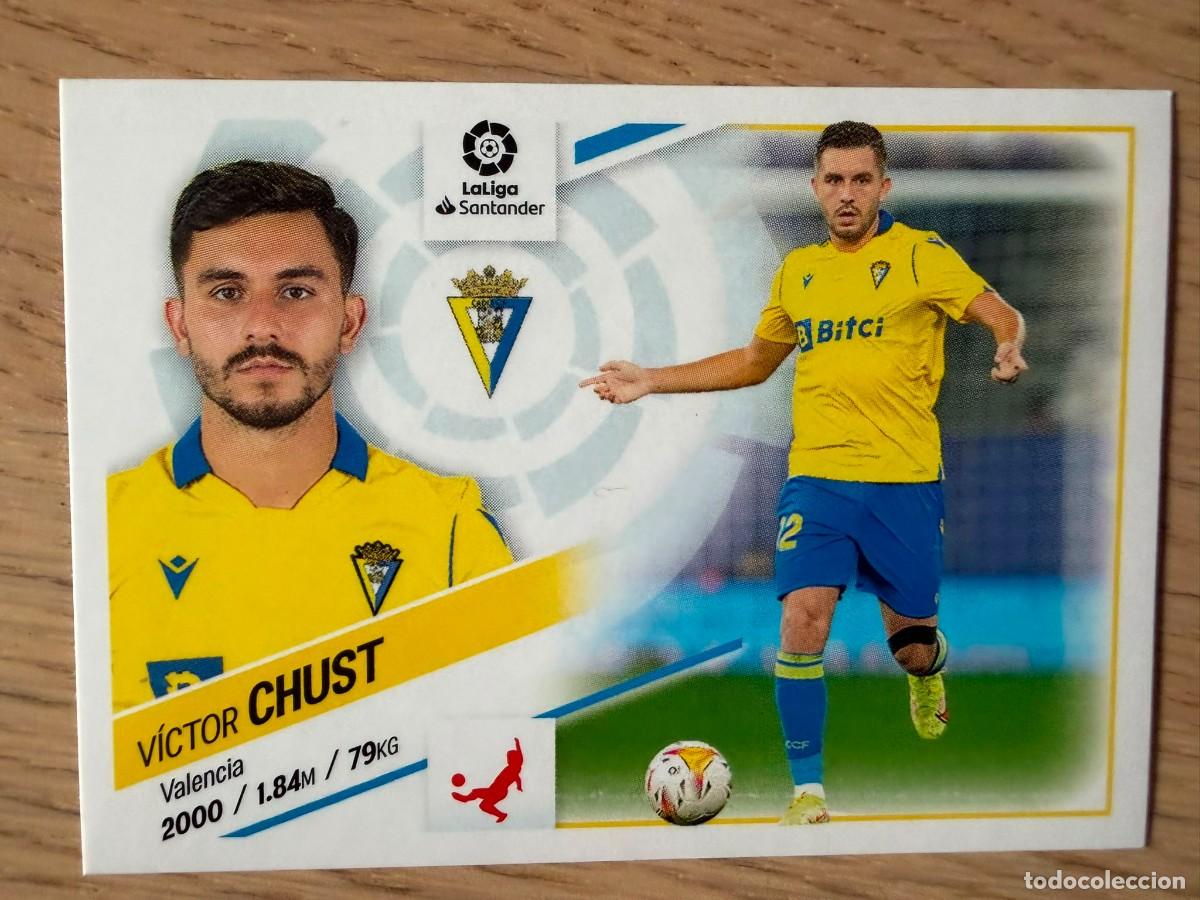 Coleccionismo cromos antiguos: 9A 9 A VICTOR CHUST CADIZ 22 23 2022 2023 LIGA SANTANDER COLECCIONES ESTE SIN PEGAR STICKER