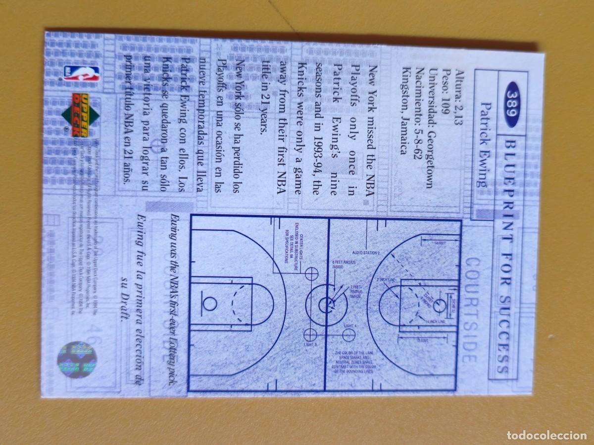 Coleccionismo cromos antiguos: patrick ewing, upper deck collectors firmada - Foto 2