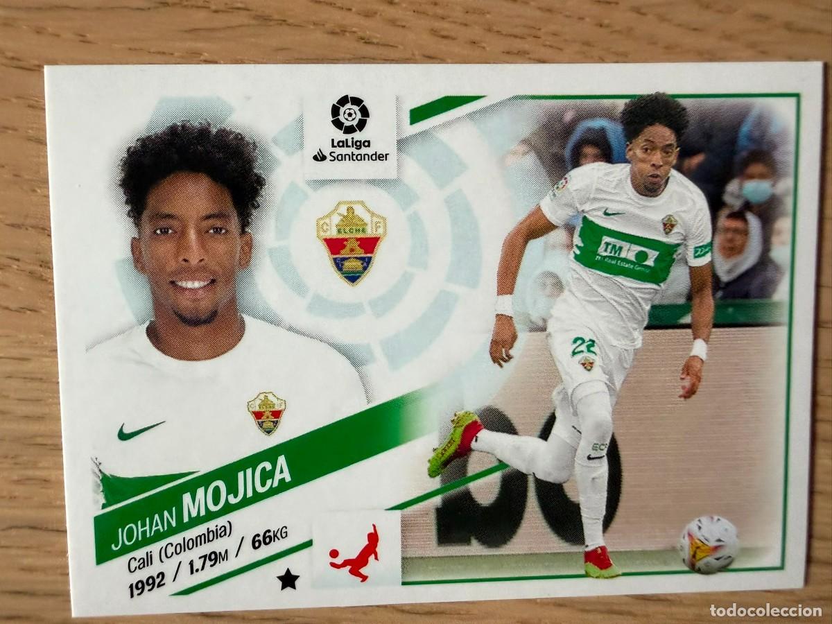 Coleccionismo cromos antiguos: 10 MOJICA ELCHE 22 23 2022 2023 LIGA SANTANDER COLECCIONES ESTE SIN PEGAR STICKER