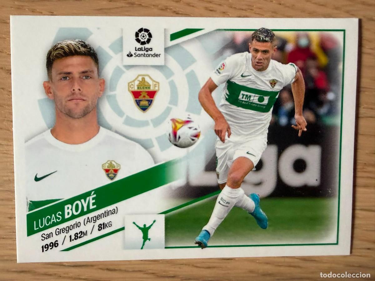 Coleccionismo cromos antiguos: 20 LUCAS BOYE ELCHE 22 23 2022 2023 LIGA SANTANDER COLECCIONES ESTE SIN PEGAR STICKER