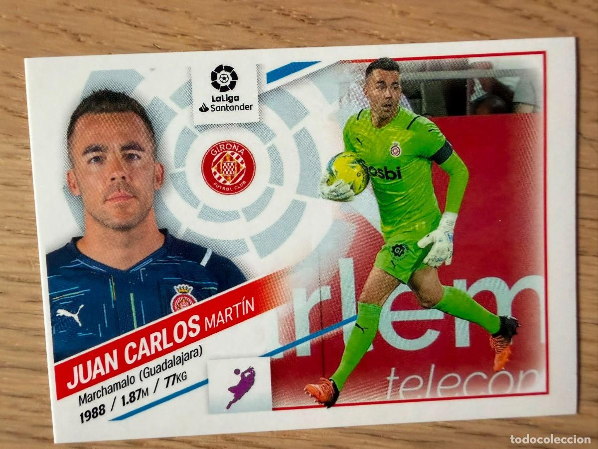 Coleccionismo cromos antiguos: 3 JUAN CARLOS GIRONA 22 23 2022 2023 LIGA SANTANDER COLECCIONES ESTE SIN PEGAR STICKER