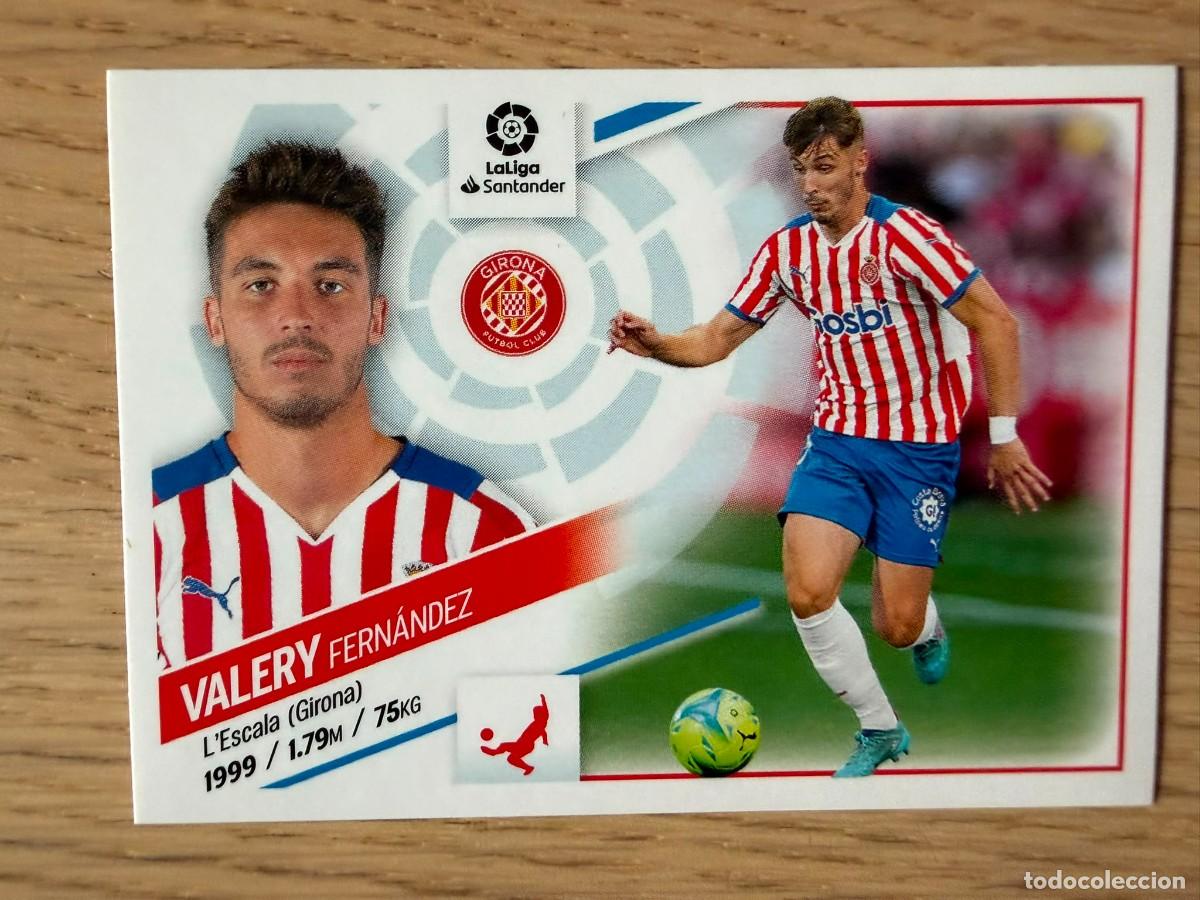 Coleccionismo cromos antiguos: 9 VALERY GIRONA 22 23 2022 2023 LIGA SANTANDER COLECCIONES ESTE SIN PEGAR STICKER