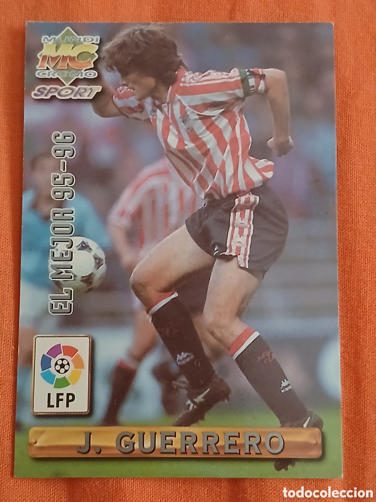 Coleccionismo cromos antiguos: Cromo Julen Guerrero Las Fichas de la Liga Mundicromo Sport (Temp.1996-1997) N&deg; 412