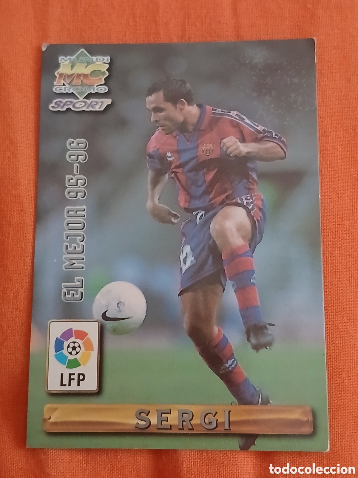 Coleccionismo cromos antiguos: Cromo Sergi Las Fichas de la Liga Mundicromo Sport (Temp. 1996-1997) n&deg; 487