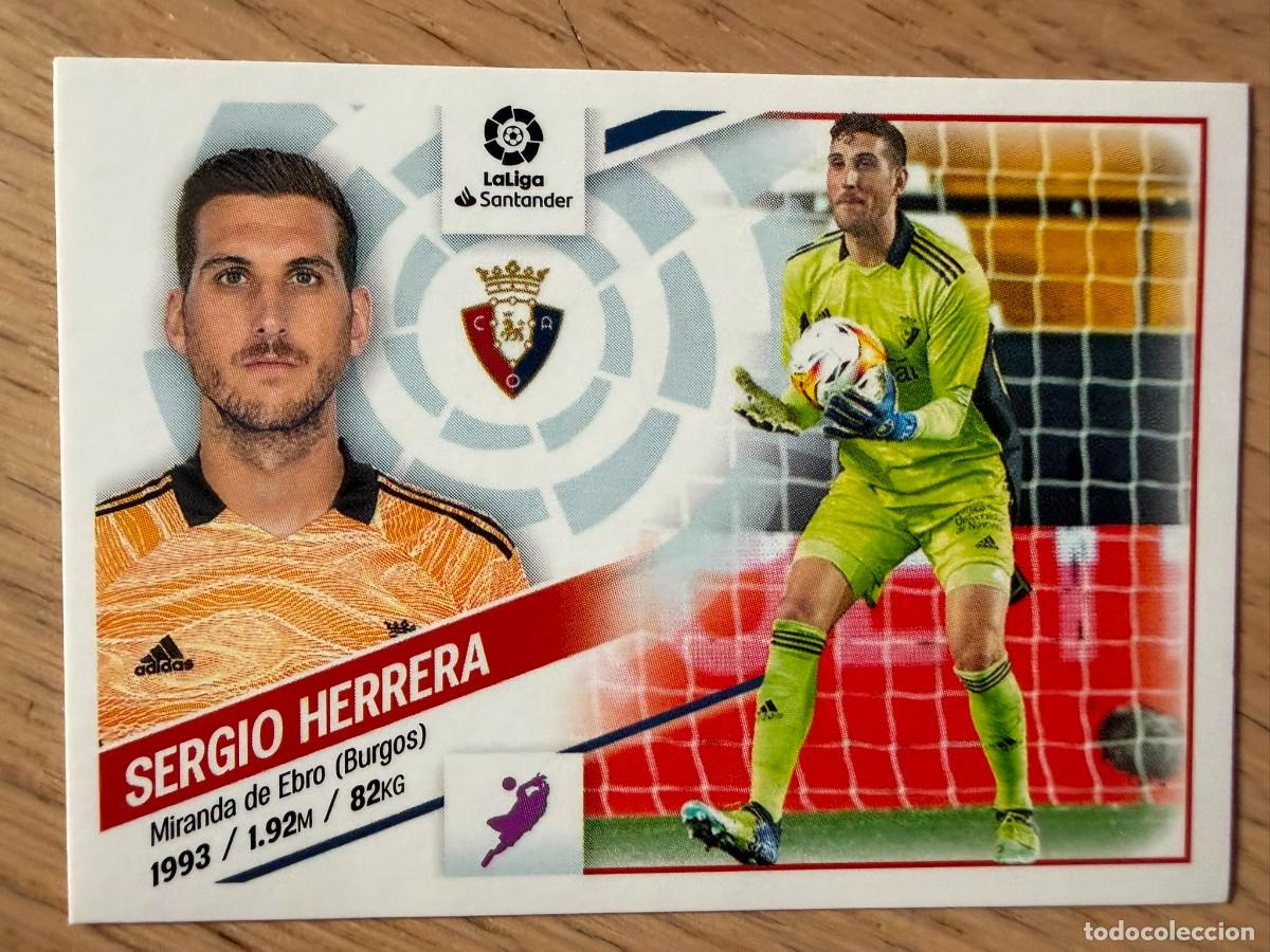 Coleccionismo cromos antiguos: 3 SERGIO HERRERA OSASUNA 22 23 2022 2023 LIGA SANTANDER COLECCIONES ESTE SIN PEGAR STICKER