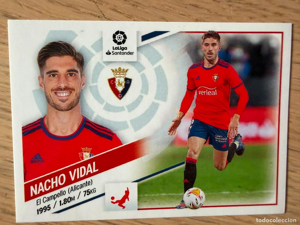 Coleccionismo cromos antiguos: 5 NACHO VIDAL OSASUNA 22 23 2022 2023 LIGA SANTANDER COLECCIONES ESTE SIN PEGAR STICKER
