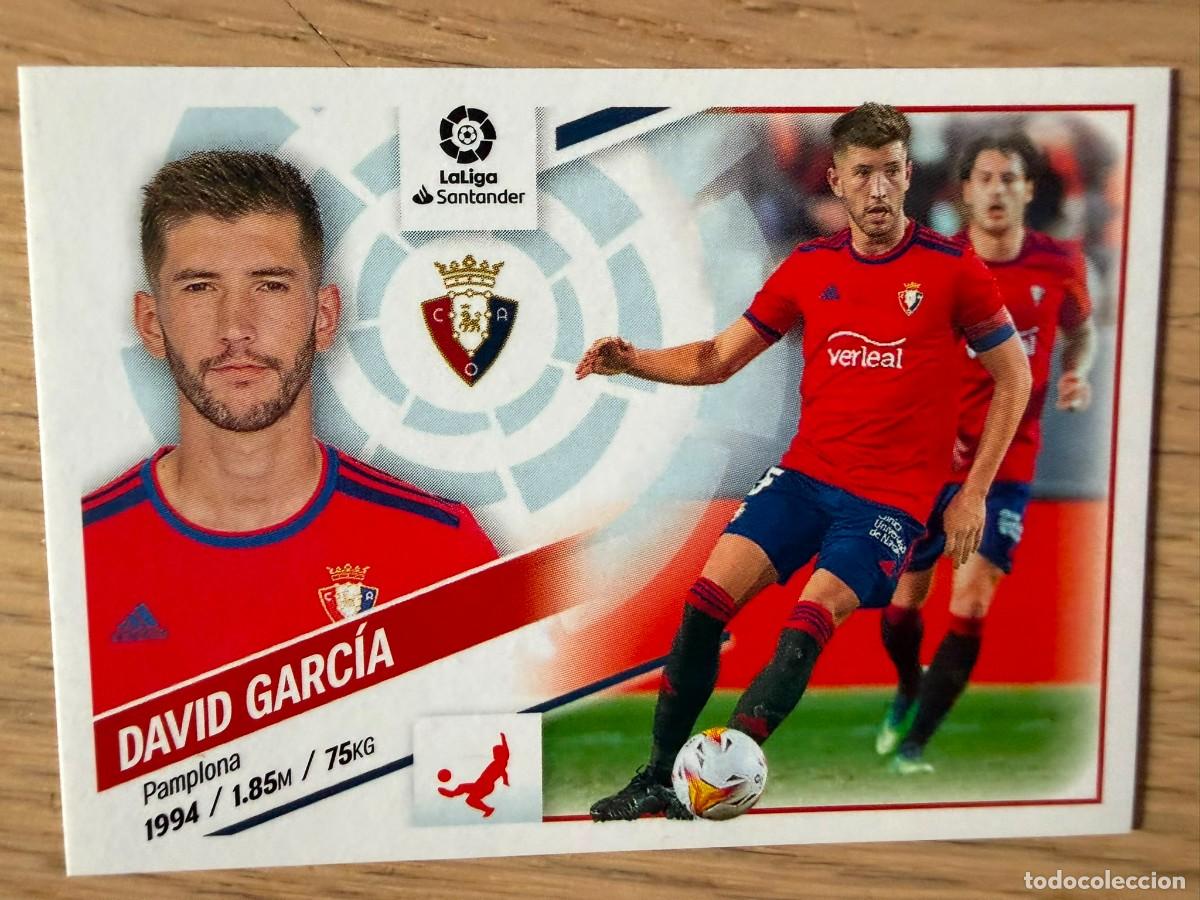 Coleccionismo cromos antiguos: 6 DAVID GARCIA OSASUNA 22 23 2022 2023 LIGA SANTANDER COLECCIONES ESTE SIN PEGAR STICKER