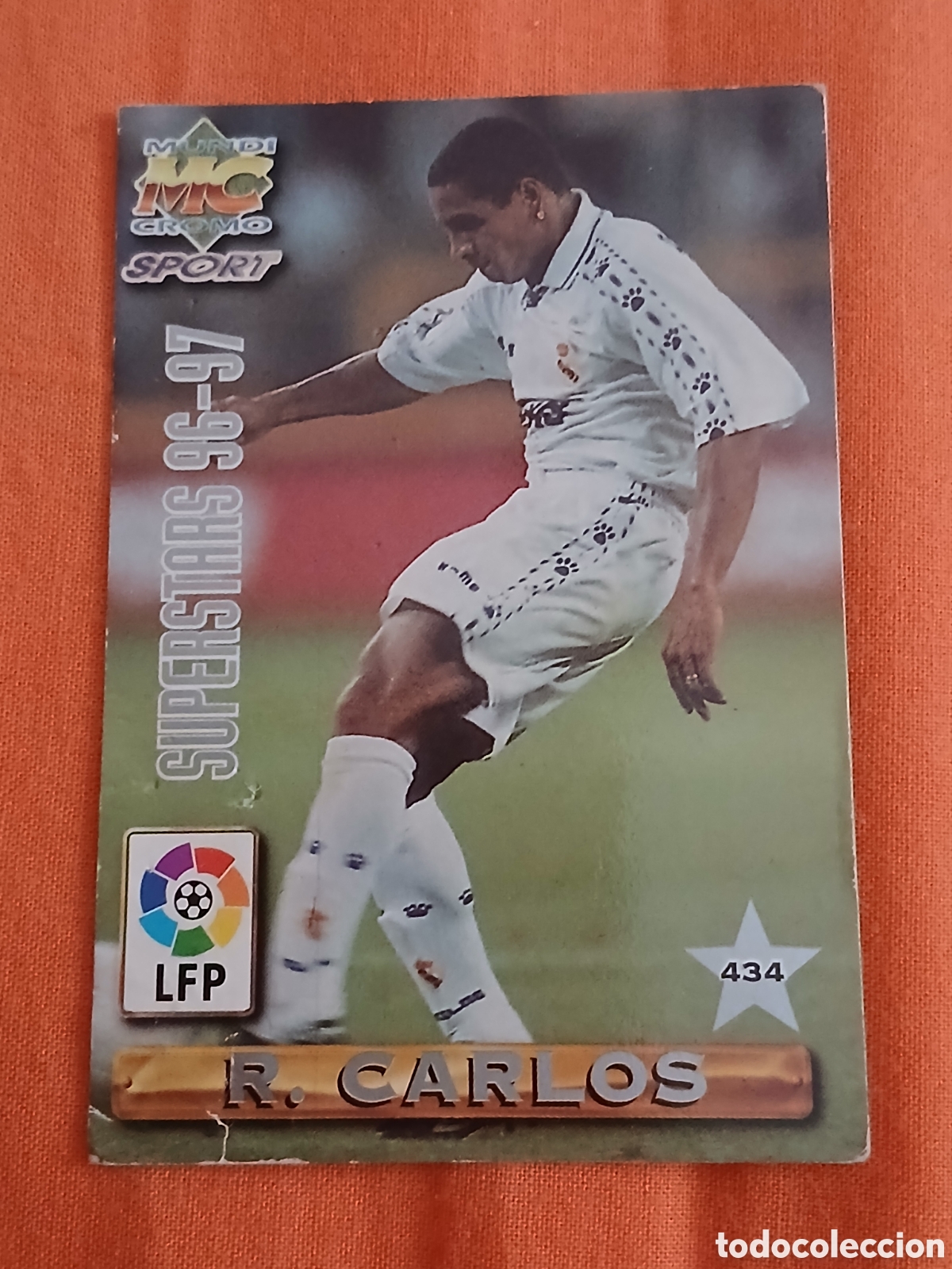 Coleccionismo cromos antiguos: Cromo R.Carlos/Seedorf Las Fichas de la Liga Mundicromo Sport (Temp. 1996-97) N&deg; 434