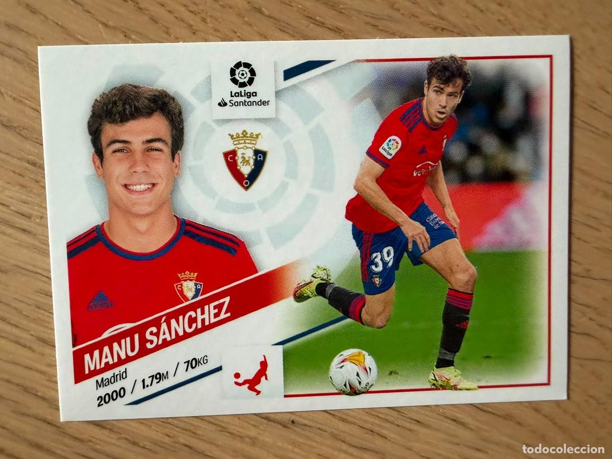 Coleccionismo cromos antiguos: 10 MANU SANCHEZ OSASUNA 22 23 2022 2023 LIGA SANTANDER COLECCIONES ESTE SIN PEGAR STICKER