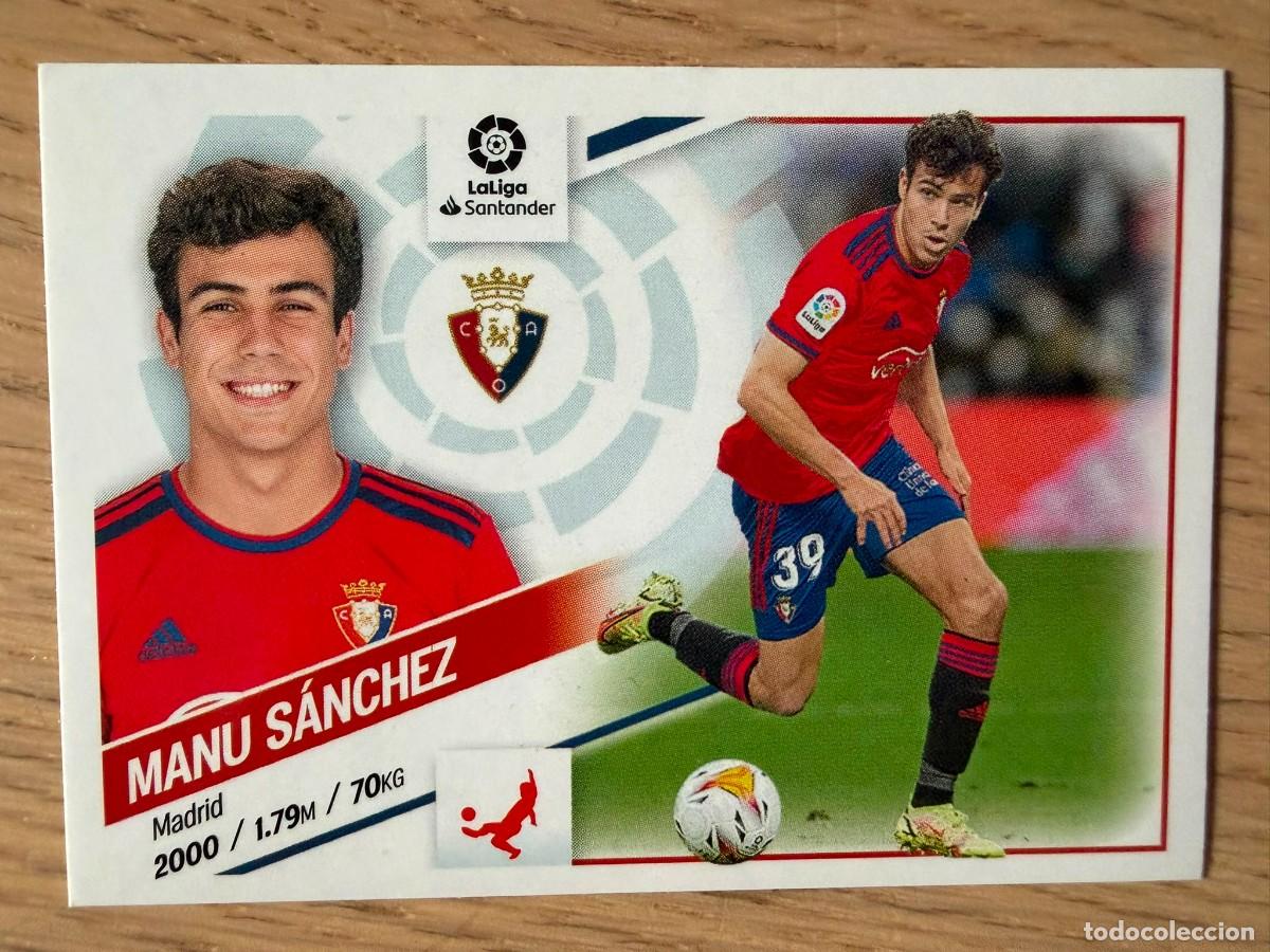 Coleccionismo cromos antiguos: 10 MANU SANCHEZ OSASUNA 22 23 2022 2023 LIGA SANTANDER COLECCIONES ESTE SIN PEGAR STICKER