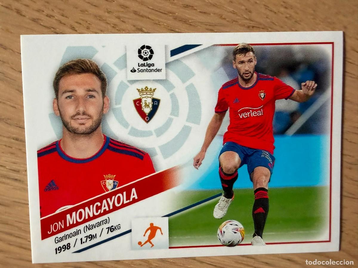 Coleccionismo cromos antiguos: 12 MONCAYOLA OSASUNA 22 23 2022 2023 LIGA SANTANDER COLECCIONES ESTE SIN PEGAR STICKER