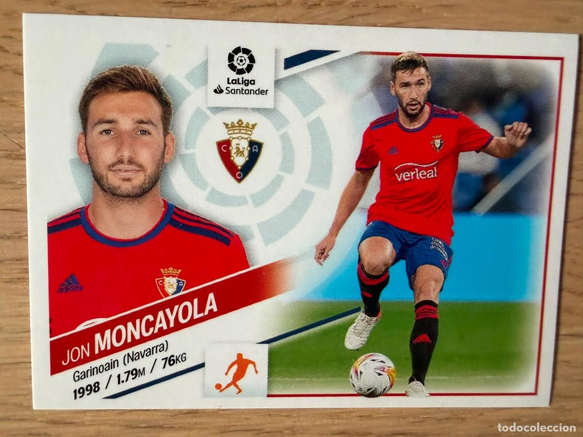 Coleccionismo cromos antiguos: 12 MONCAYOLA OSASUNA 22 23 2022 2023 LIGA SANTANDER COLECCIONES ESTE SIN PEGAR STICKER