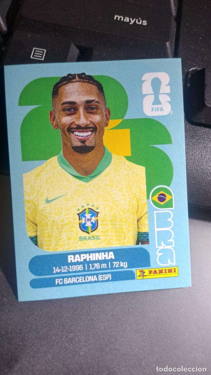 Coleccionismo cromos antiguos: CROMO RAPHINHA 19 BRASIL 19 BRA 19 FIFA WORLD CUP 2026 MUNDIAL PANINI NUNCA PEGADO