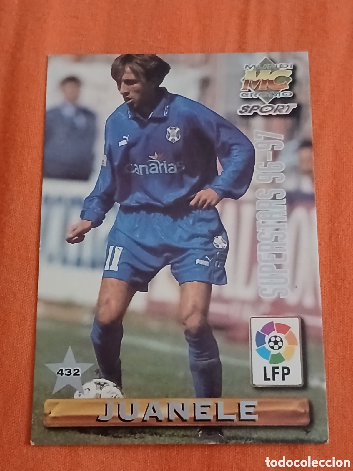 Coleccionismo cromos antiguos: Cromo Juanele/Jokanovic Las Fichas de la Liga Mundicromo Sport (Temp. 1996-97) N&deg;432 (Tenerife)