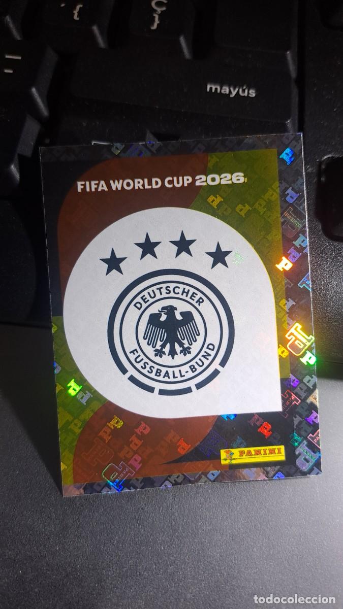 Coleccionismo cromos antiguos: CROMO ESCUDO ALEMANIA 1 GER 1 FIFA WORLD CUP 2026 MUNDIAL PANINI NUNCA PEGADO