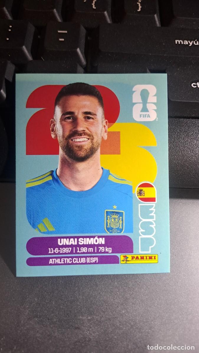 Coleccionismo cromos antiguos: CROMO UNAI SIMON 2 ESP 2 ESPA&Ntilde;A FIFA WORLD CUP 2026 MUNDIAL PANINI NUNCA PEGADO
