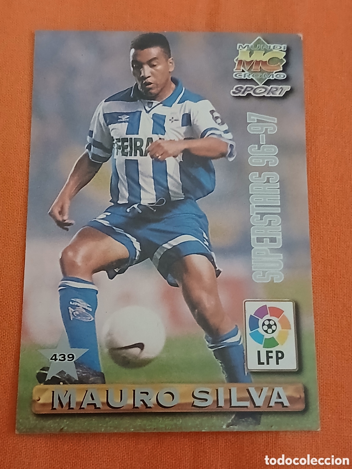 Coleccionismo cromos antiguos: Cromo Mauro Silva/Songo'o Las Fichas de la Liga Mundicromo Sport (Temp.1996-97) N&deg;439 (Deportivo)