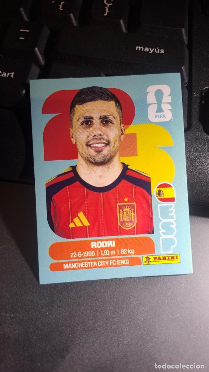 Coleccionismo cromos antiguos: CROMO RODRI 10 ESP 10 ESPA&Ntilde;A FIFA WORLD CUP 2026 MUNDIAL PANINI NUNCA PEGADO