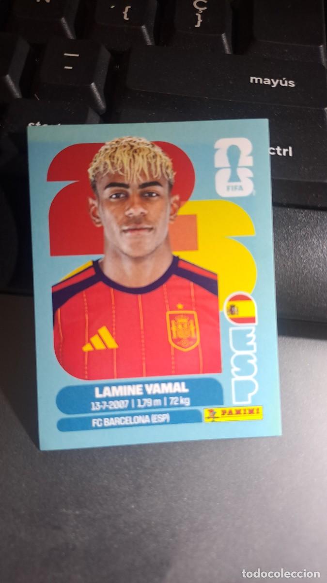 Coleccionismo cromos antiguos: CROMO LAMINE YAMAL 15 ESP 15 ESPA&Ntilde;A FIFA WORLD CUP 2026 MUNDIAL PANINI NUNCA PEGADO
