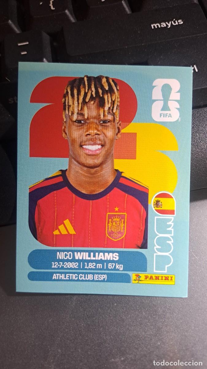 Coleccionismo cromos antiguos: CROMO NICO WILLIAMS 17 ESP 17 ESPA&Ntilde;A FIFA WORLD CUP 2026 MUNDIAL PANINI NUNCA PEGADO