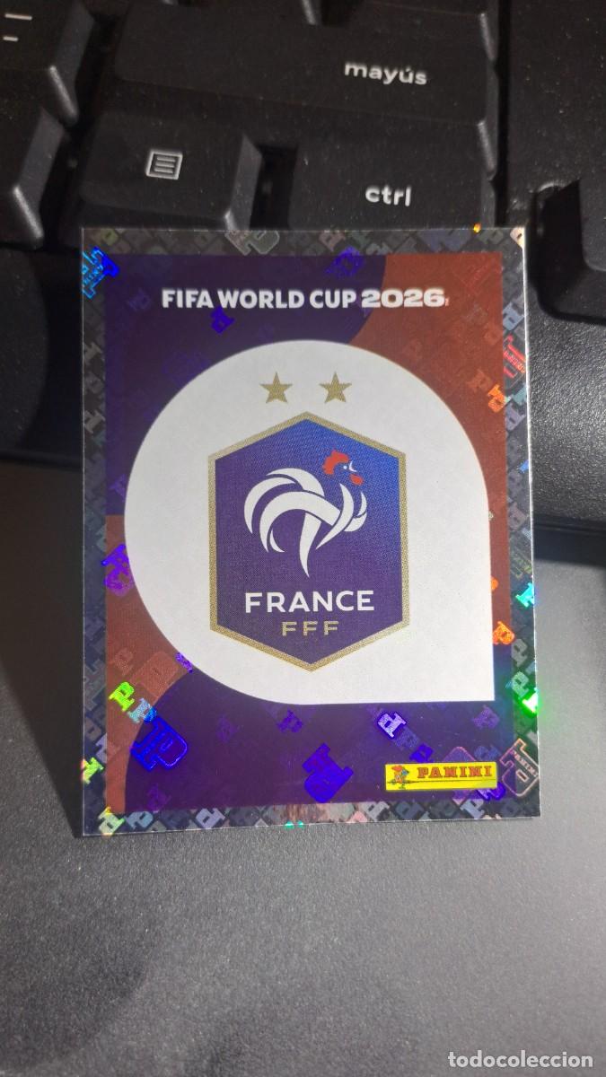 Coleccionismo cromos antiguos: CROMO ESCUDO FRANCIA 1 FRANCE FRA 1 FIFA WORLD CUP 2026 MUNDIAL PANINI NUNCA PEGADO