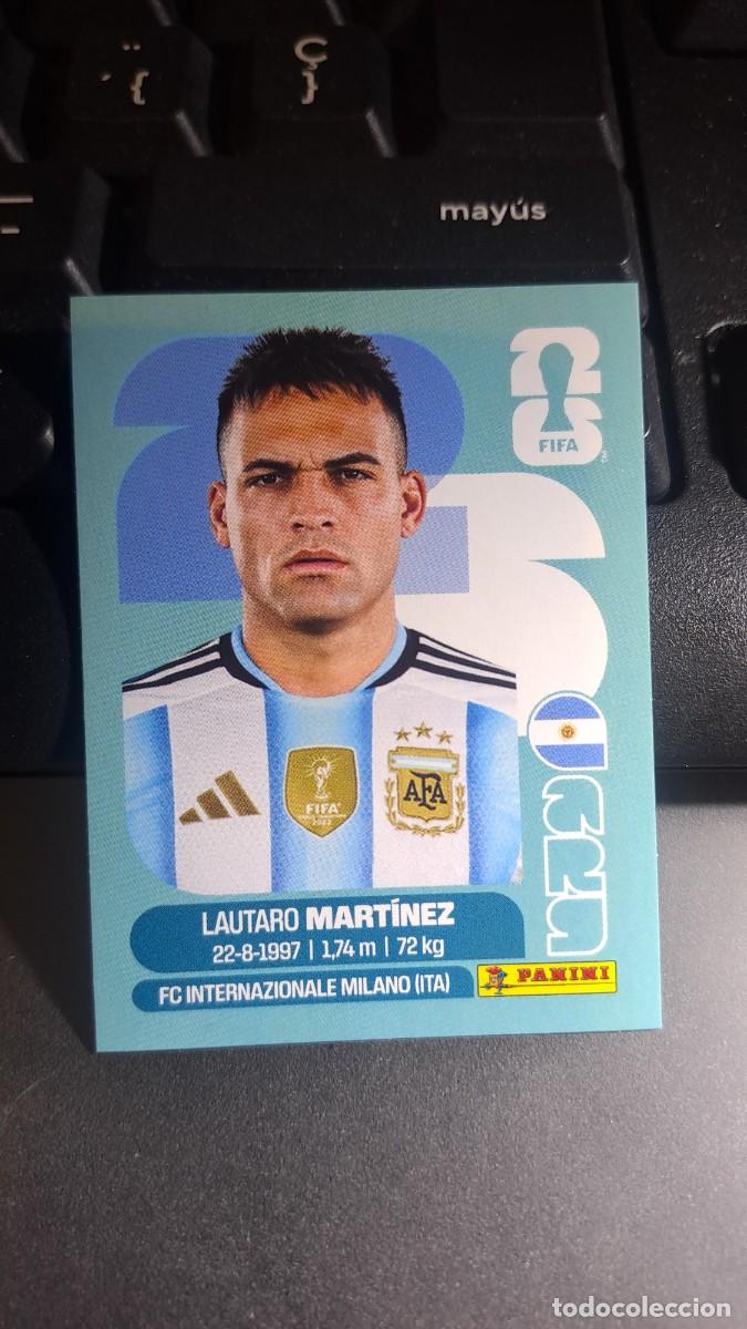 Coleccionismo cromos antiguos: CROMO LAUTARO MARTINEZ 18 ARG 18 ARGENTINA FIFA WORLD CUP 2026 MUNDIAL PANINI NUNCA PEGADO