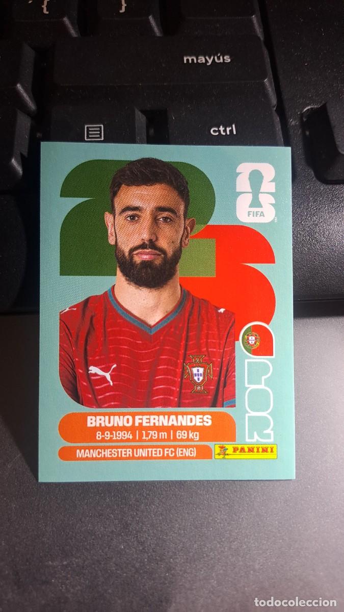 Coleccionismo cromos antiguos: CROMO BRUNO FERNANDES 10 POR 10 PORTUGAL FIFA WORLD CUP 2026 MUNDIAL PANINI NUNCA PEGADO