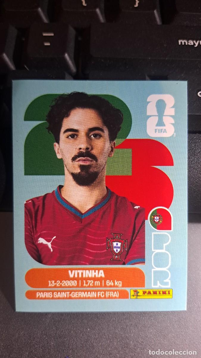 Coleccionismo cromos antiguos: CROMO VITINHA 12 POR 12 PORTUGAL FIFA WORLD CUP 2026 MUNDIAL PANINI NUNCA PEGADO
