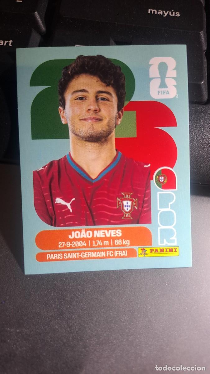 Coleccionismo cromos antiguos: CROMO JOAO NEVES 14 POR 14 PORTUGAL FIFA WORLD CUP 2026 MUNDIAL PANINI NUNCA PEGADO