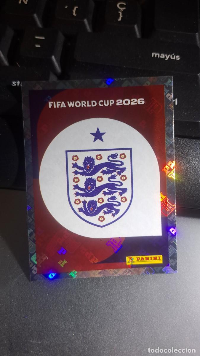 Coleccionismo cromos antiguos: CROMO ESCUDO INGLATERRA 1 ENG 1 ENGLAND FIFA WORLD CUP 2026 MUNDIAL PANINI NUNCA PEGADO