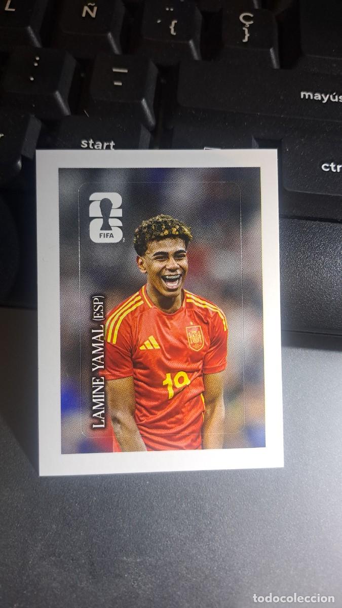 Coleccionismo cromos antiguos: CROMO LAMINE YAMAL CC1 COCA COLA 1 ESPA&Ntilde;A FIFA WORLD CUP 2026 MUNDIAL PANINI NUNCA PEGADO