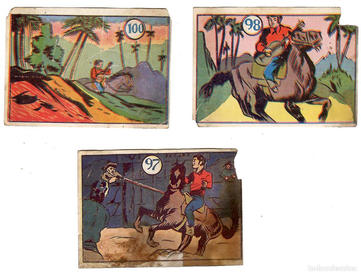 Coleccionismo cromos antiguos: Lote de 3 cromos del album Pepe Cortes, Chocolate La Estrella: n&ordm; 97, 98 y 100