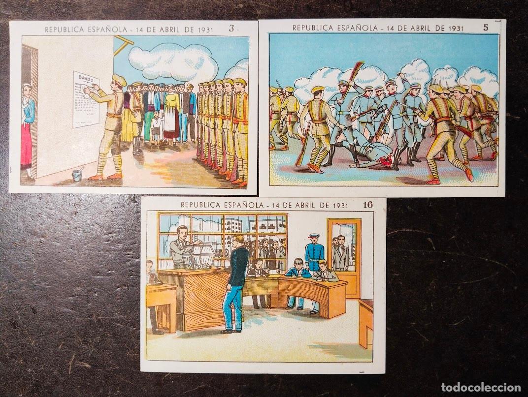 Coleccionismo cromos antiguos: CROMOS REPUBLICA ESPA&Ntilde;OLA, CHOCOLATES LLORET 1931