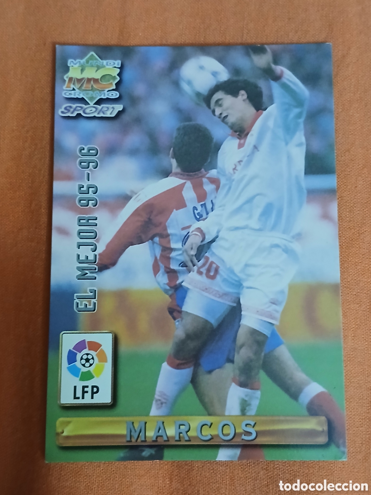 Coleccionismo cromos antiguos: Cromo Marcos Las Fichas de la Liga Mundicromo Sport (Temp.1996-97) N&deg;413 Sevilla