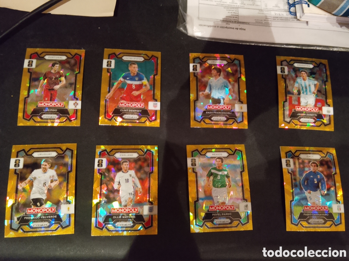 Coleccionismo cromos antiguos: Pack Monopoly oro mundial 2026 PRIMZ 25, 54, 36, 65, 5, 69, 51, 31. Luis figo. Zanneti. Cannavaro