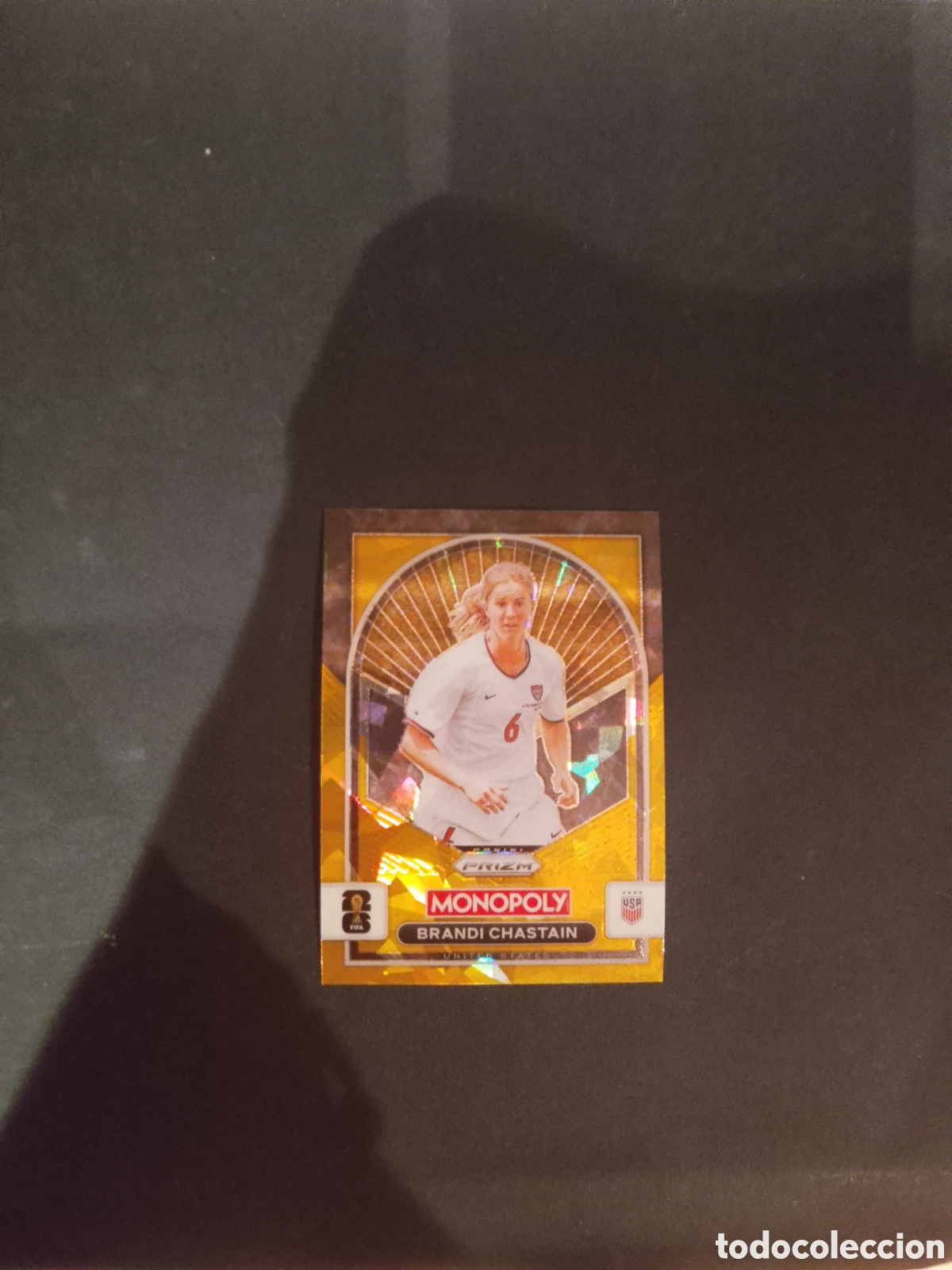 Coleccionismo cromos antiguos: Brandi chastain 89 Monopoly oro PRIMZ