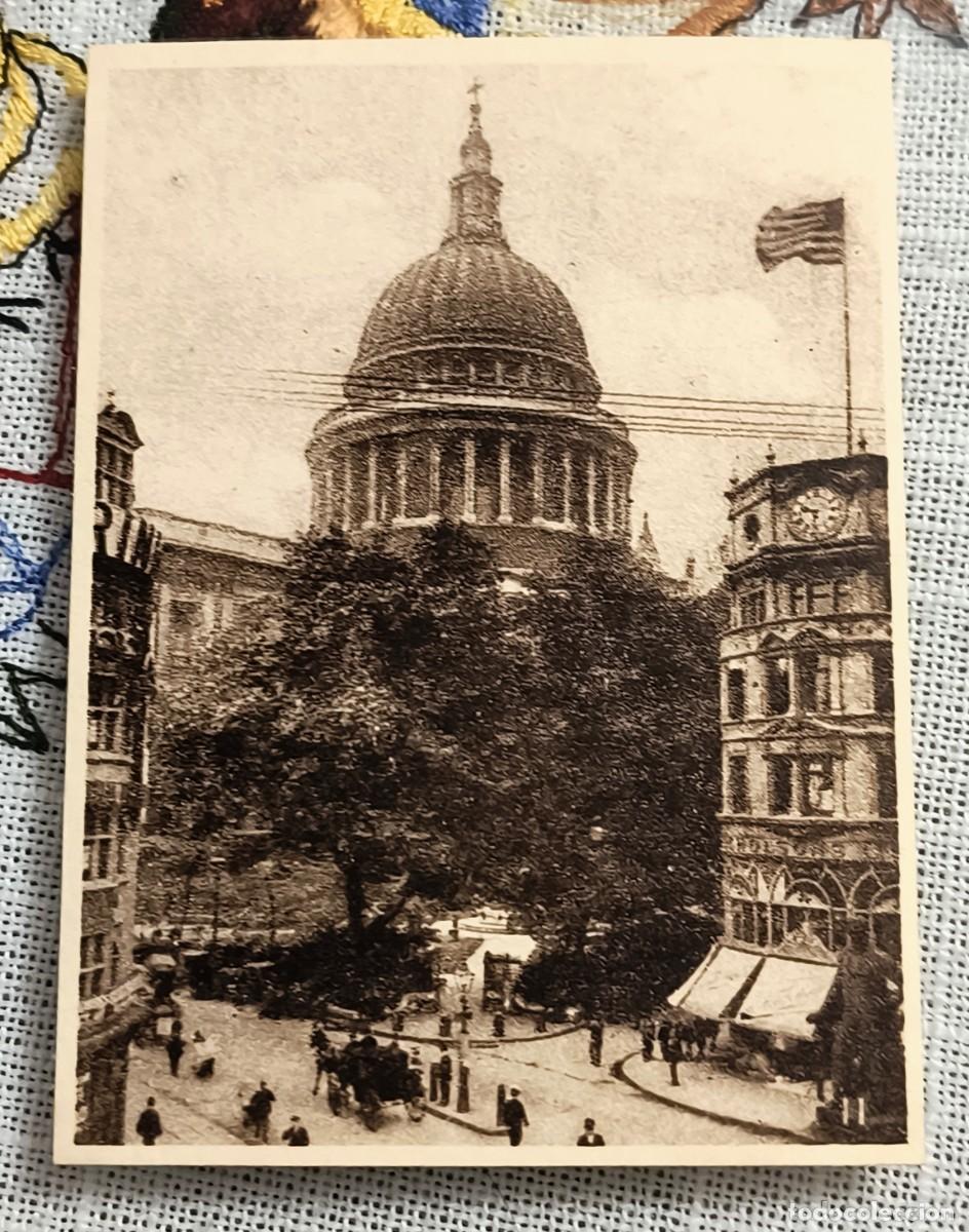 Coleccionismo cromos antiguos: FOTO CROMO | CATEDRAL DE SAN PABLO - VISTA DESDE CHEAPSIDE