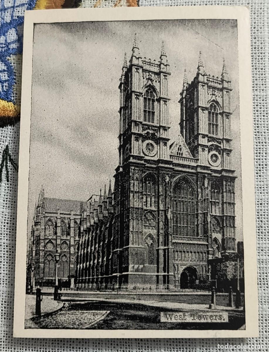Coleccionismo cromos antiguos: FOTO CROMO | ABAD&Iacute;A DE WESTMINSTER - TORRES OCCIDENTALES