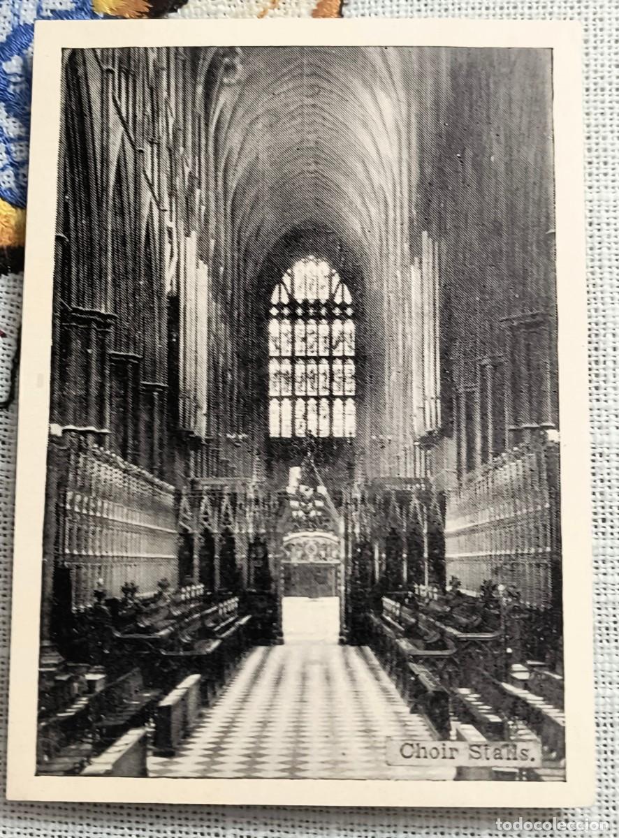 Coleccionismo cromos antiguos: FOTO CROMO | ABAD&Iacute;A DE WESTMINSTER - CORO