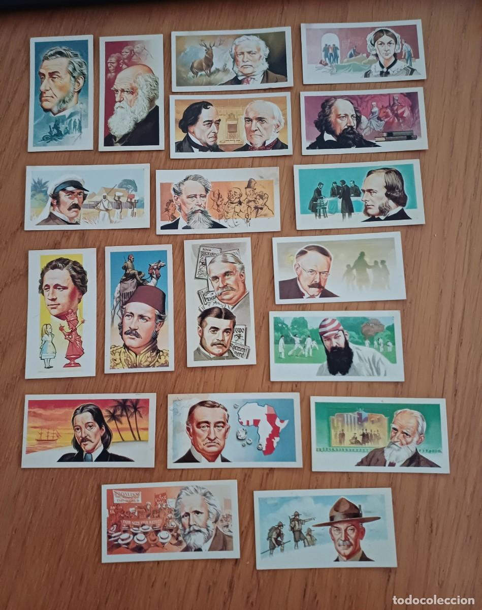 Coleccionismo cromos antiguos: 49 cromos de 50, Famous people, Brooke Bon Tea, ingleses, falta el numero 10