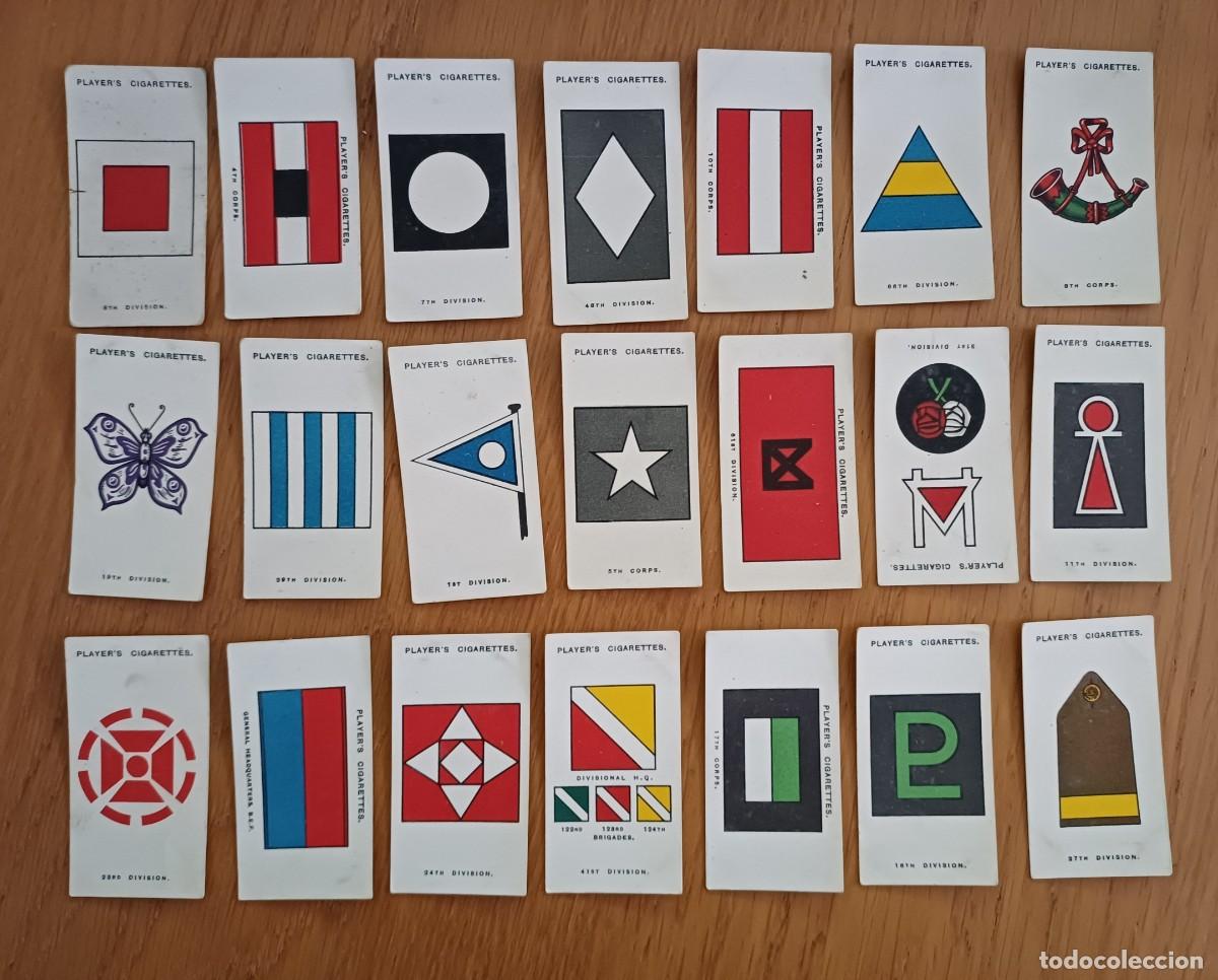 Coleccionismo cromos antiguos: 96 CROMOS ARMY CORPS, INSIGNIAS MILITARES, CIGARRILLOS JOHN PLAYER, INGLESES