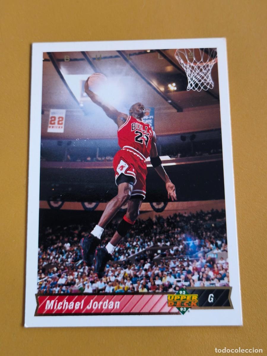 Coleccionismo cromos antiguos: michael jordan, upper deck chicago bulls