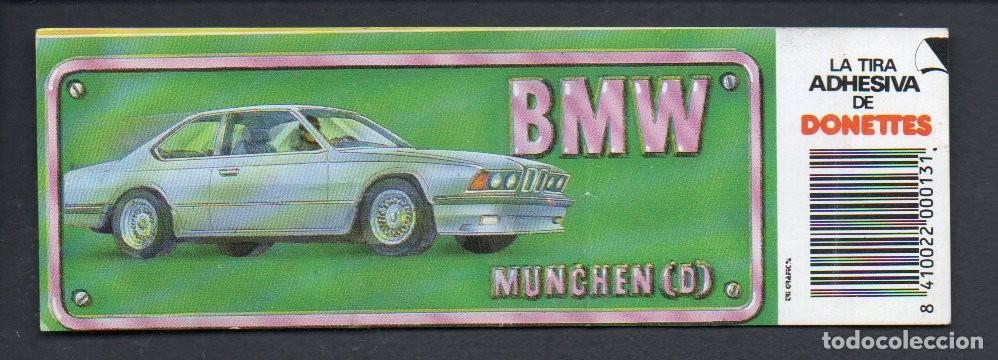 Coleccionismo cromos antiguos: ANTIGUO CROMO, LA TIRA ADHESIVA DE DONETTES - BMW MUNCHEN (D). SIN PEGAR.