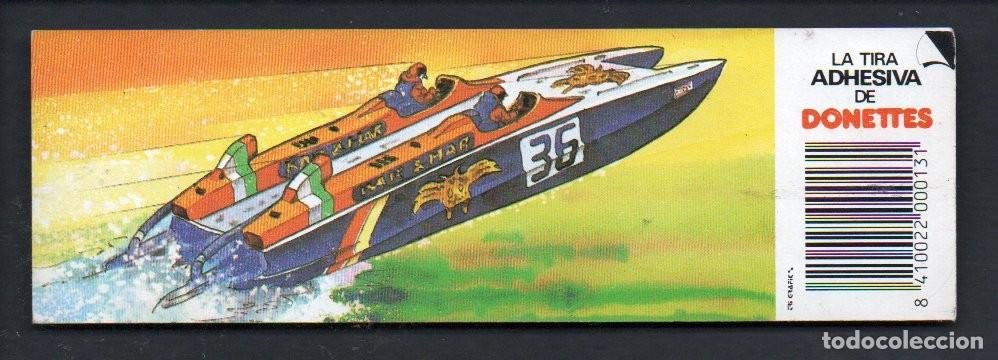 Coleccionismo cromos antiguos: ANTIGUO CROMO, LA TIRA ADHESIVA DE DONETTES - LANCHA 36. SIN PEGAR.