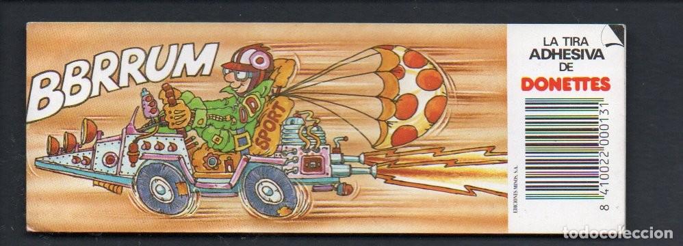 Coleccionismo cromos antiguos: ANTIGUO CROMO, LA TIRA ADHESIVA DE DONETTES - COCHE SPORT. SIN PEGAR.