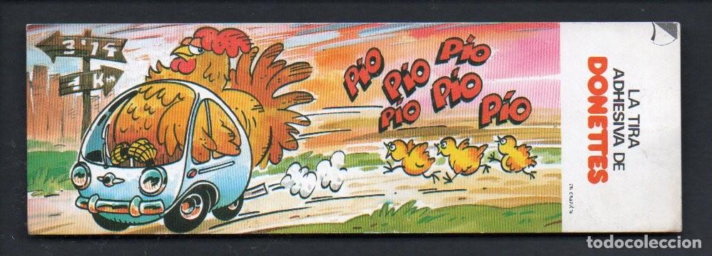Coleccionismo cromos antiguos: ANTIGUO CROMO, LA TIRA ADHESIVA DE DONETTES - COCHE HUEVO. SIN PEGAR.